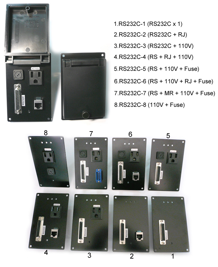 RJ RS232C 保護蓋 友乾 U-Chain 波段開關 手輪 脈波產生器